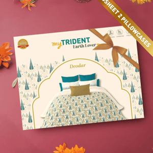 Trident Earth Lover Bedsheet, 100% Cotton King Size (108"x108") Bedsheet for Everyday Use and Gifting image 4