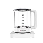 Russell Hobbs AuraLite 1.5L 9-in-1 800W Multi-Function Kettle | Boil, Brew & Cook with Touch Control, Variable Temp (40–100°C)| Keep Warm Function, Auto Shut-Off, Infuser & Steamer Accessories RJK1500