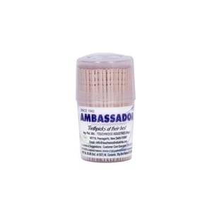 Ambassdor Toothpicks, Bamboo Toothpicks for everyday use