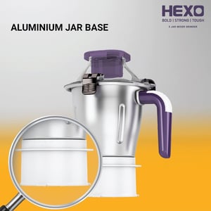 Havells Hexo 1000 Watts Juicer Mixer Grinder (JMG), 3 Jar, Heavy Duty Mixer image 5