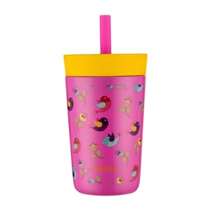 DUBBLIN Passion 350 ML Stainless Steel Kids Tumbler, Leakproof - Pink