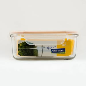 GLASSLOCK CLASSIC AIRTIGHT TEMPERED FOOD CONTAINER - SQUARE - 900 ML, Leak Proof, BPA Free, Microwave & Freezer Safe & Airtight image 5