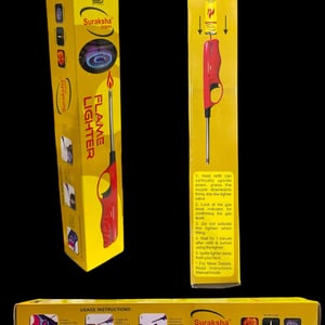 Flame Gas Lighter with Butane Cylinder Refill | ISI-Marked, Refillable in Under a Minute | 6 Month Warranty image 3