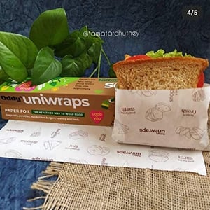 Oddy Uniwraps Food Wrapping Paper – 20 Metres, Non-Stick, Eco-Friendly, Microwave & Freezer Safe, Ideal for Tiffins, Baking & Storage image 6