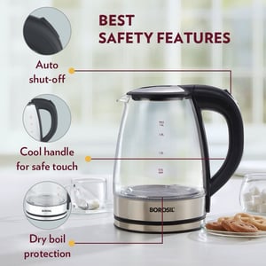 Borosil Electric Glass Kettle, 1.8 Litres, 1 year Warranty image 3