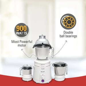 Sujata Dynamix Mixer Grinder, 3 Stainless Steel Jars, 900 watts, 2 years Warranty image 2