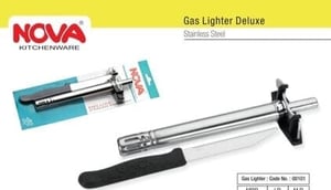 Nova Gas Lighter with Complimentary Knife, 1 year warranty