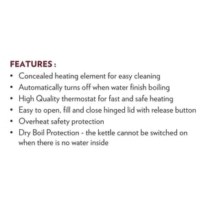 Borosil Rio 1.5 L Electric Kettle, Stainless Steel Exterior, 1 year Warranty, Ideal for Homes & Offices image 9