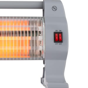 Russell Hobbs RQH1200H 1200W HeatLine Quartz Heater | Triple Quartz Tubes, Instant Radiant Warmth, 3 Heat Settings, Tip-Over Protection | Compact Horizontal Room Heater | 2 Yr Warranty image 3