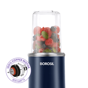 Borosil NB07 Nutri Blend, 300 Watts Portable Blender for Smoothies & Shakes, 2 Years Warranty image 2
