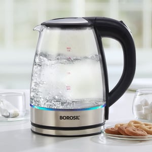 Borosil Electric Glass Kettle, 1.8 Litres, 1 year Warranty