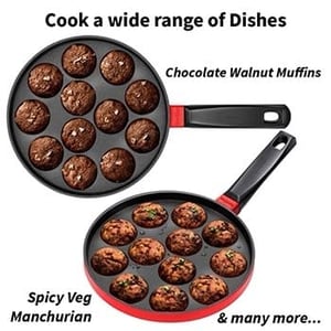 Hawkins Die Cast Appe Pan (NAPE20G), 12 Cups with Glass Lid, 20 cms image 5
