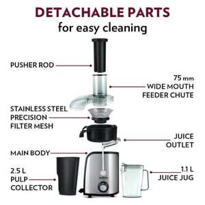 Borosil Primus Plus Juicer, 800 watts, 2 years warranty image 6