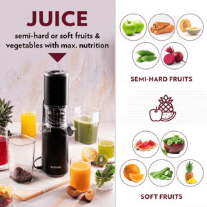 Borosil Easy Cold Press Slow Juicer, Most Compact Slow Juicer for Semi-Hards Fruits & Vegetables image 7
