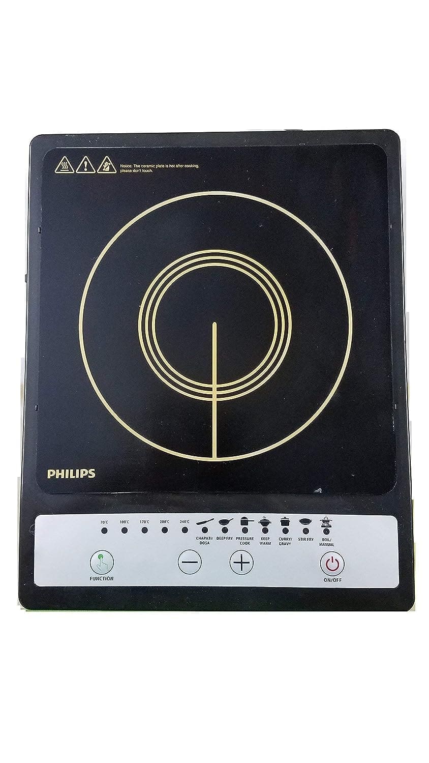 Philips Induction Cooktop 1500 Watts - HD4920/00, 2 years warranty