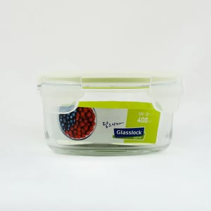 GLASSLOCK CLASSIC AIRTIGHT TEMPERED FOOD CONTAINER - ROUND- 400 ML, Leak Proof, BPA Free, Microwave & Freezer Safe & Airtight image 6