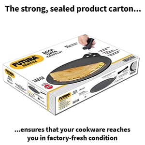 Hawkins Nonstick Dosa Tava – 28 cm (INDT28),  Induction & Gas Compatible, PFOA-Free Non-Toxic Coating for Dosa, Chilla & More image 6