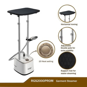 Russell Hobbs Garment Steamer, RGS2000PROM, 2000 watts, 2 years warranty image 2