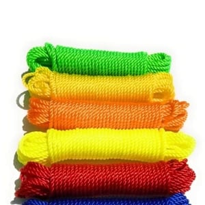 Nylon Rope (4mm Thickness) - 10 meters Length - Assorted Colour