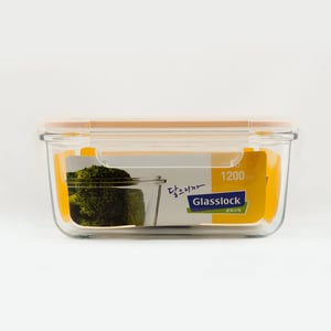 GLASSLOCK CLASSIC AIRTIGHT TEMPERED FOOD CONTAINER - SQUARE - 1200 ML, Leak Proof, BPA Free, Microwave & Freezer Safe & Airtight image 5