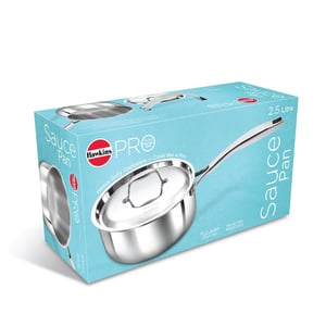 Hawkins Pro 2.5 Litre Sauce Pan, Triply Sauce Pan with Stainless Steel Handle and Stainless Steel Lid, Silver (PSSP25S) image 13
