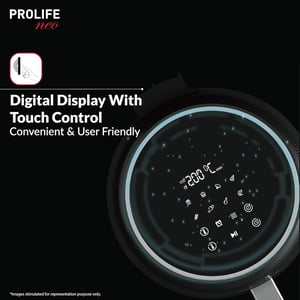 Havells Prolife Neo Air Fryer – 4.5 Litres, Digital Display with Pre-set Menu, Oil-Free Cooking, 2 Years Warranty image 2