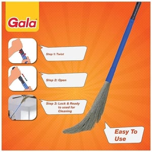 Gala No Dust Broom with Extendable Long Handle image 2