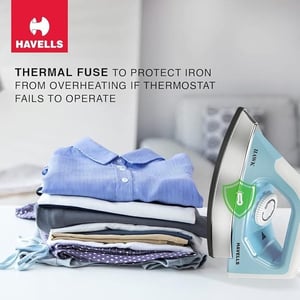 Havells Hawk Dry Iron 1100 Watts, Heavy-weight iron, 2 years warranty image 4