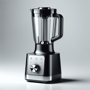 A sleek black and silver hand blender, perfect for domestic kitchen use.