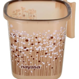 Nayasa Funk Square 3 Pcs Bathroom Set (Bucket 25L+Mug 1.5L+Stool), image 7