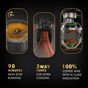 Sujata MG01 1000W Mixer Grinder for Heavy Grinding & Shakes image 5