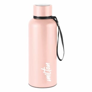 Milton Aura Thermosteel Water Bottle, 12 Hours Hot & Cold - 750 ml, Pink