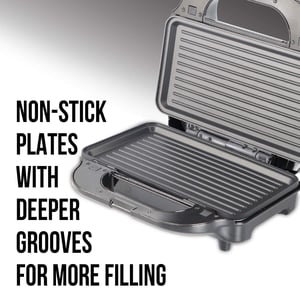 Havells Big Fill Multi-Grill 900 W, Changable Grill, Sandwich & Toast Plates, 2 years warranty image 4