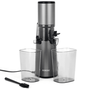 Borosil Smart Cold Press Slow Juicer, Most Compact Slow Juicer for Semi-Hards Fruits & Vegetables image 2