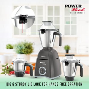 Havells Power Hunk 3 Jar 800 W, 7 years Motor Warranty, 2 Year Product Warranty image 4