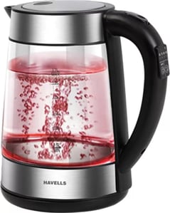 Havells Vetro Digi Glass Electric Kettle, 1800 ml Capacity, Multi Temp. Setting, 2 Year Warranty