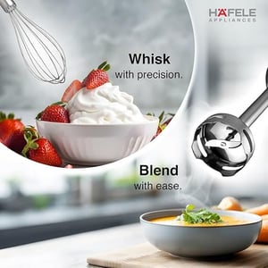 Häfele Chromatic Hand Blender – 600W, With Whisk Attachment, Powerful & Sleek, Ideal for Blending, Whipping & Everyday Cooking, 1 Year Warranty image 2