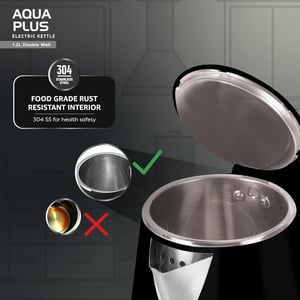 Havells Aqua Plus 1.2L Electric Kettle, Cool Touch Body, 2 Years Warranty image 5