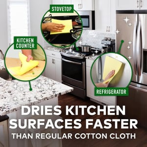 Scotch Brite Sponge Wipes (Pack of 5N), Ideal for kitchen, dining & household use image 3