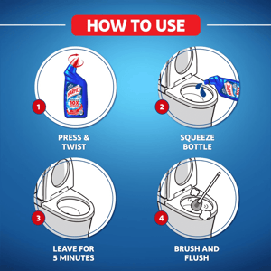 Harpic Power Plus Toilet Cleaner | Kills 99.9% Germs, 10x Limescale Removal, Tough Stain & Odour Removal image 4