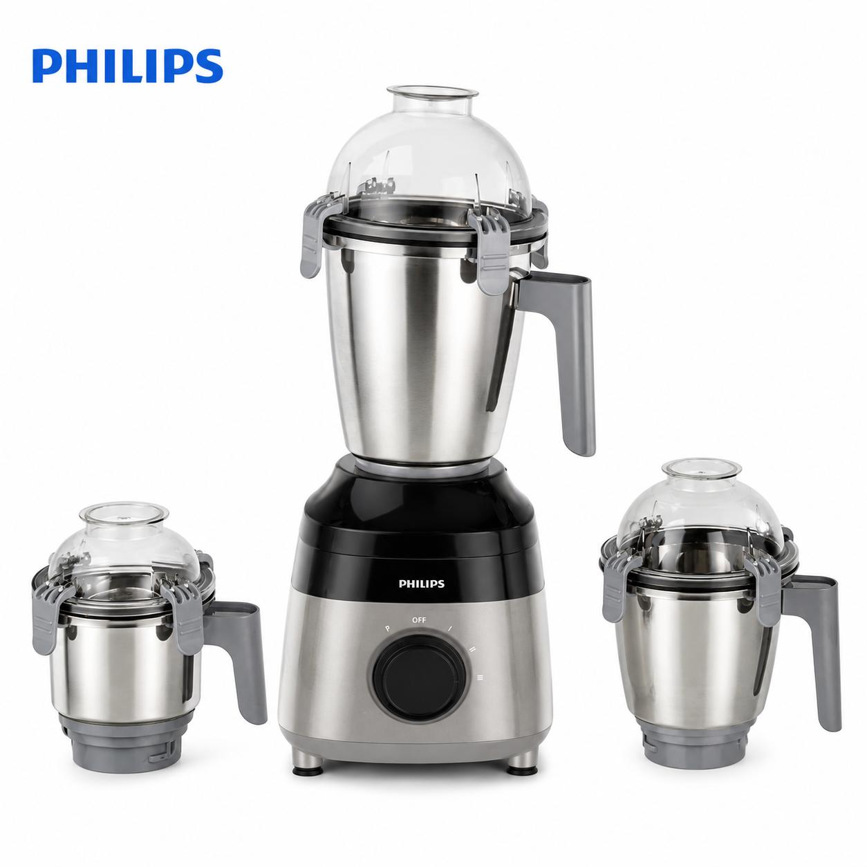 Philips HR7000/00 750W Mixer Grinder, 3 Jars