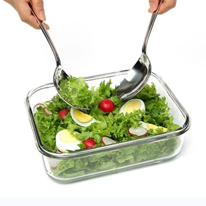 GLASSLOCK CLASSIC AIRTIGHT TEMPERED FOOD CONTAINER - 2000 ML, Leak Proof, BPA Free, Microwave & Freezer Safe & Airtight image 2