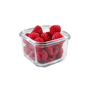 GLASSLOCK CLASSIC AIRTIGHT TEMPERED FOOD CONTAINER - SQUARE - 210 ML, Leak Proof, BPA Free, Microwave & Freezer Safe & Airtight image 2
