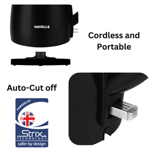 Havells Aquis Kettle, 1500 ml, 2 years warranty image 3