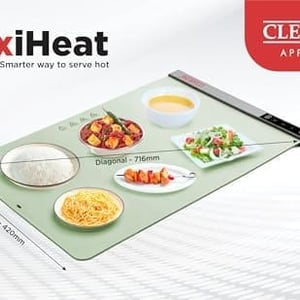 Clearline FlexiHeat 400W Food Warming Mat | Rollable & Portable Buffet Food Warmer | Digital Temperature Control (40°C–100°C) | 6-Hou... image 2