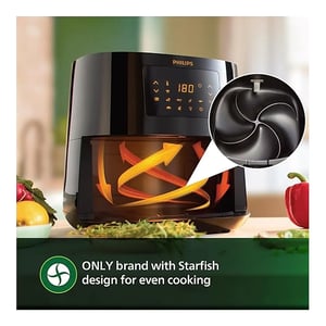 Philips Digital XL size 6.2 Litres Airfryer with Rapid Air Technology - HD9270/70, 2 years warranty image 3