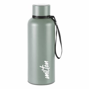 Milton Aura Thermosteel Water Bottle, 12 Hours Hot & Cold - 500 ml, Green