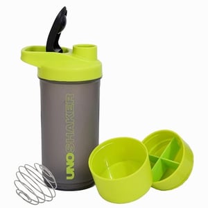 Jaypee Plus Plastic Uno Shaker with 2 storage compartment and wire blending ball image 2