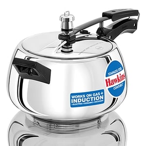 Hawkins Stainless Steel Contura 5 Liter Pressure Cooker (SSC50)