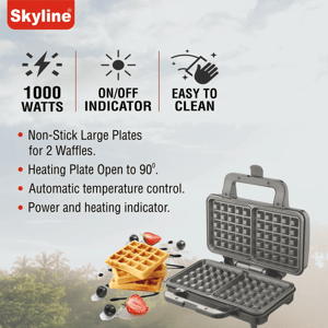 Skyline Waffle Maker 1000 watts image 2